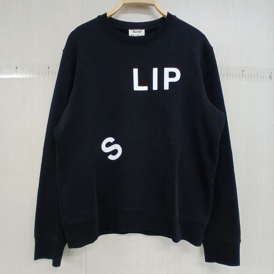 아크네스튜디오 블랙 S LIP 맨투맨 상품이미지1