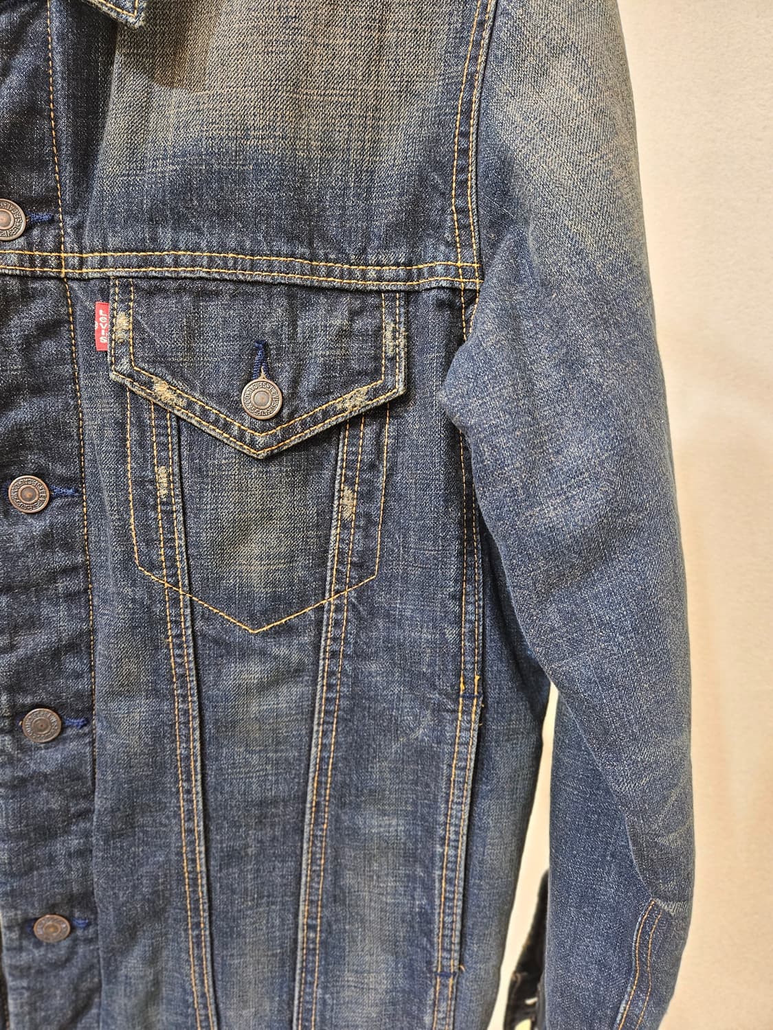 리바이스 데미지 워싱 데님 트러커 자켓 상품이미지4