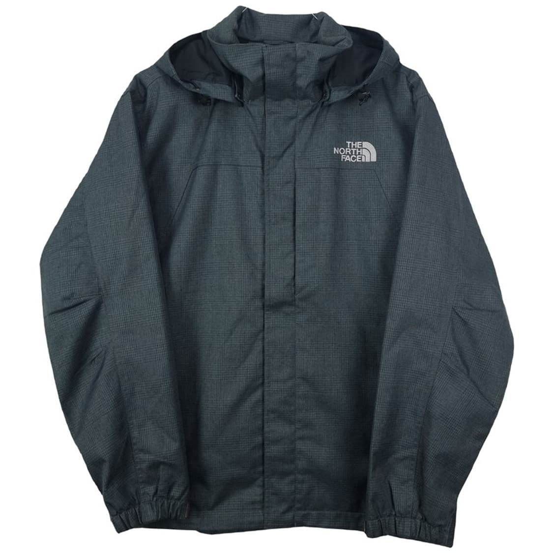 [노스페이스] 로고 자수 체크 패턴 후드 바람막이 자켓 M18751 상품이미지2