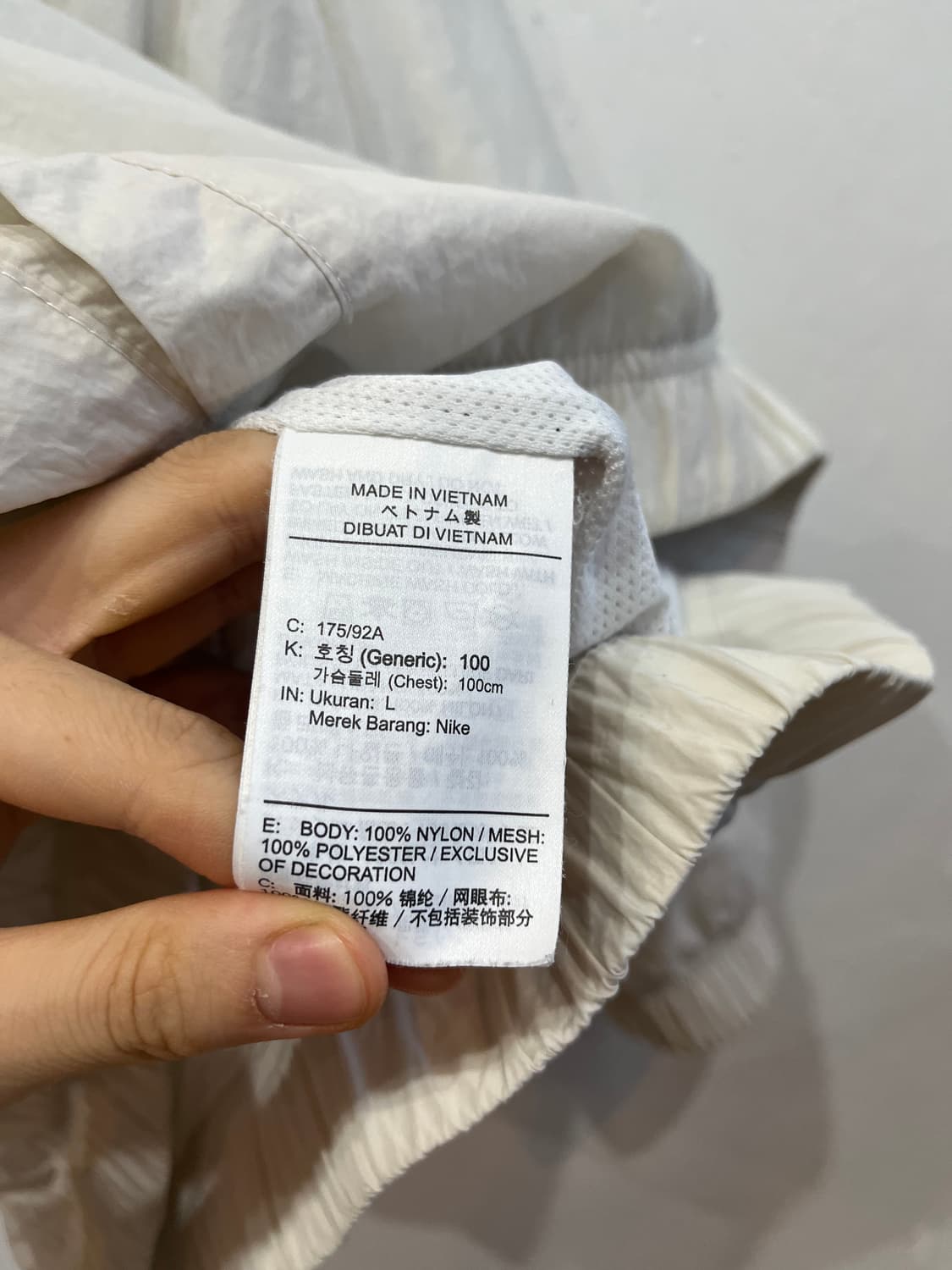 나이키 윈드 아노락 L 상품이미지5