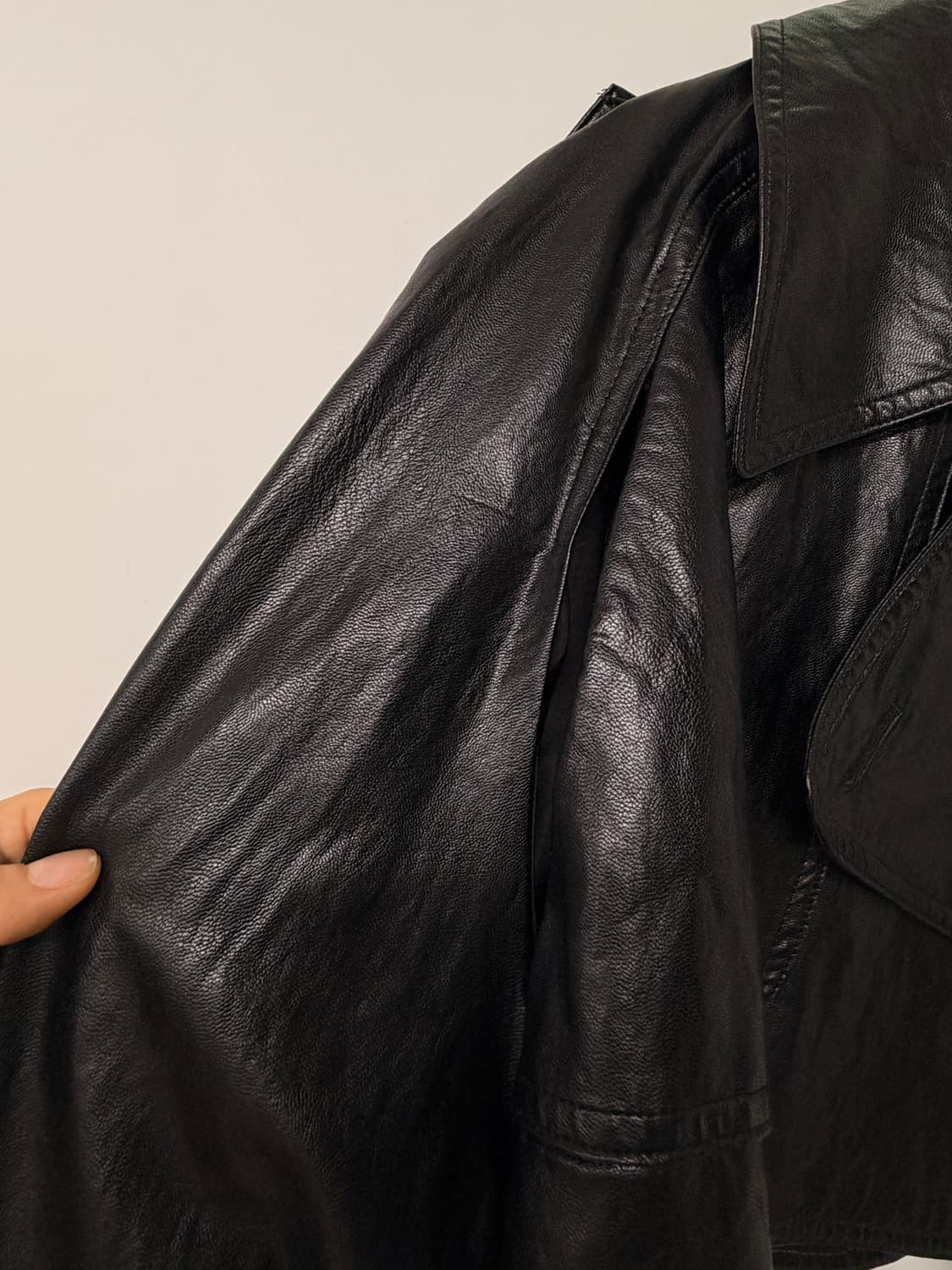 에스이오 S/e/o 블랙 크롭 라이더 자켓  상품이미지4