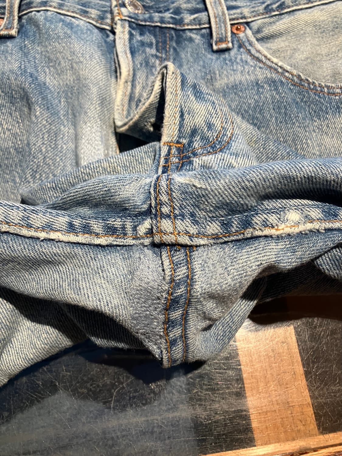 90s USA 빈티지 리바이스 501 데님 팬츠 상품이미지8