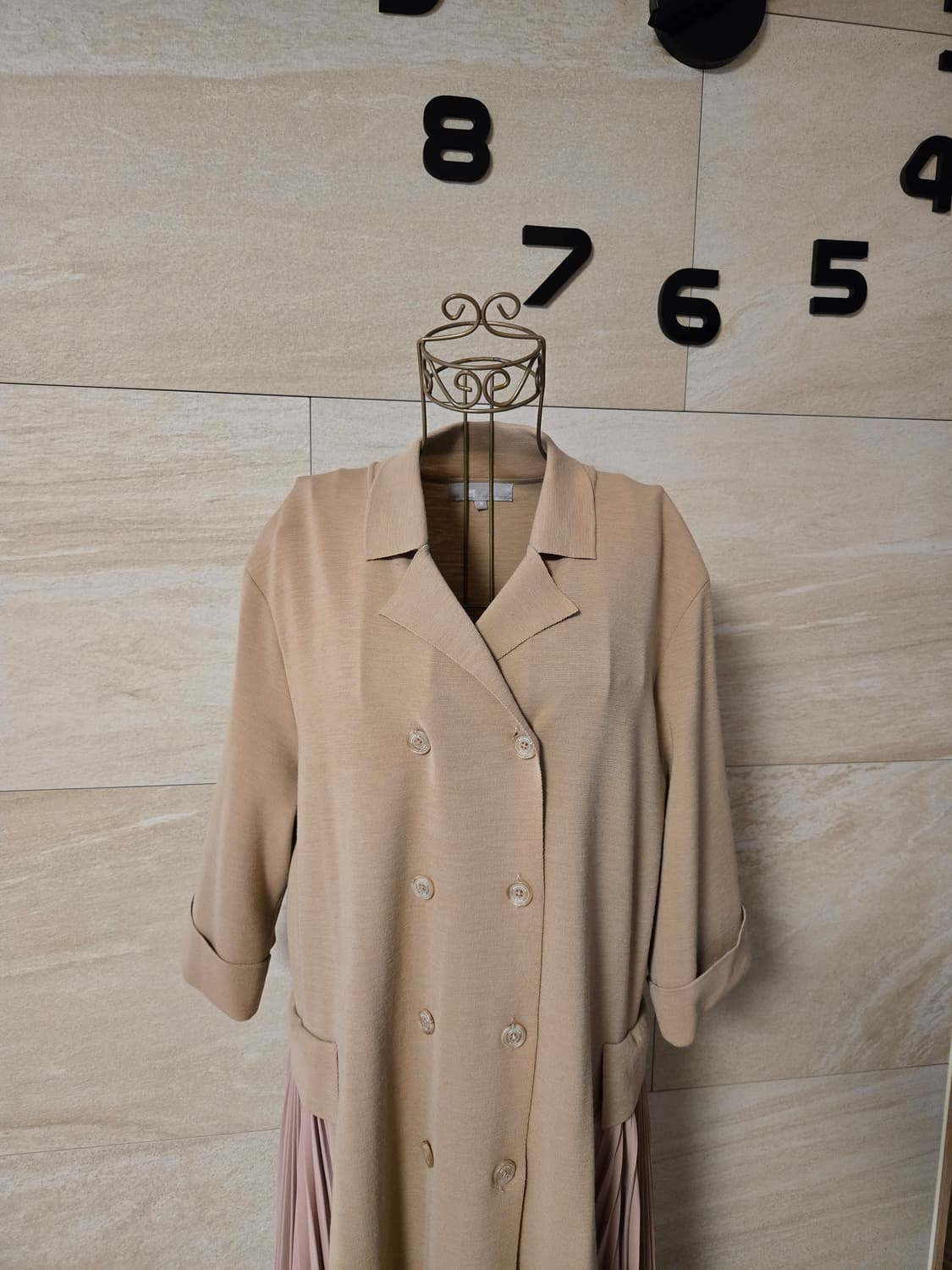 [m] 빈폴 여성 플리츠 롱 원피스 상품이미지4