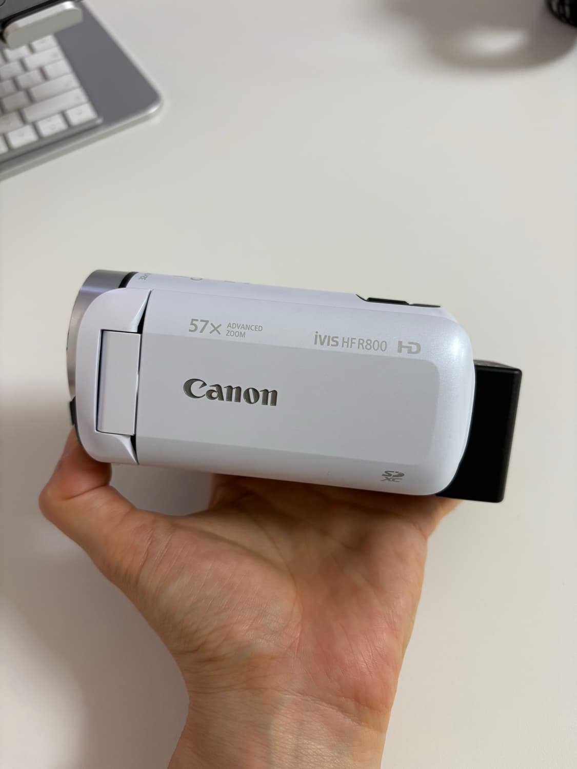 [새상품] canon ivis hf r800 (vixia 800) 화이트 상품이미지1