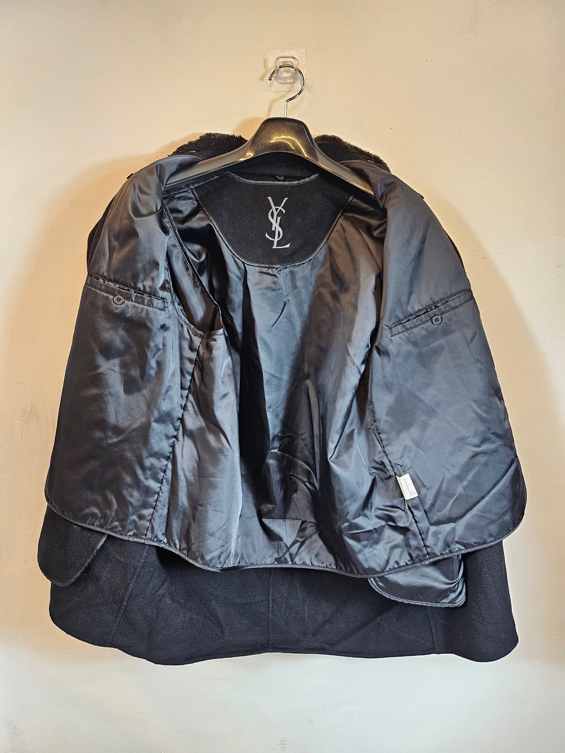 YSL 입생로랑 헤링본 모직코트 105 XL 새제품급 상품이미지6