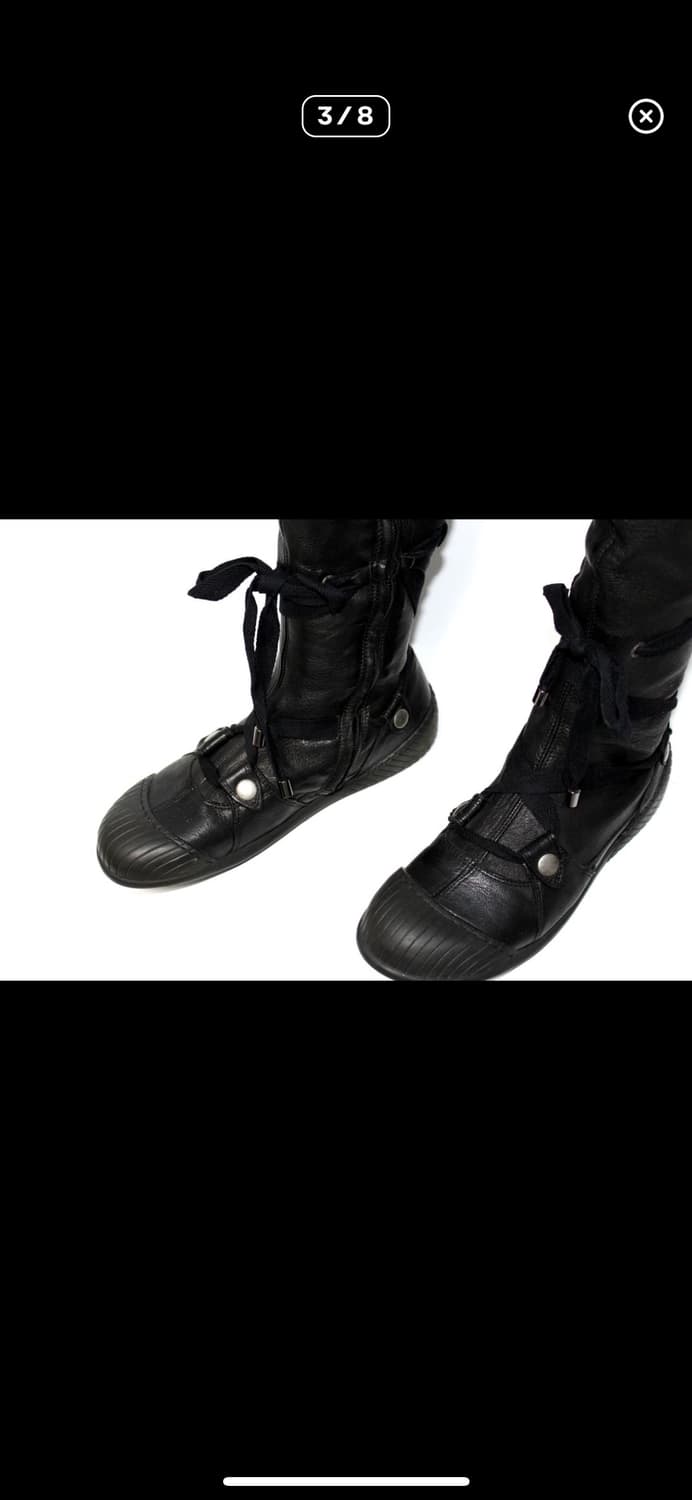 릭오웬스st 레더 롱 부츠 상품이미지3