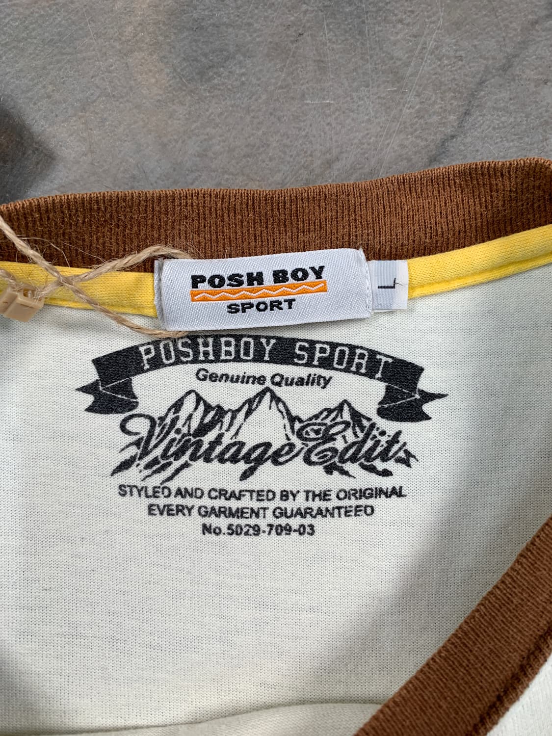 Poshboy 링거 반팔 티셔츠 상품이미지7