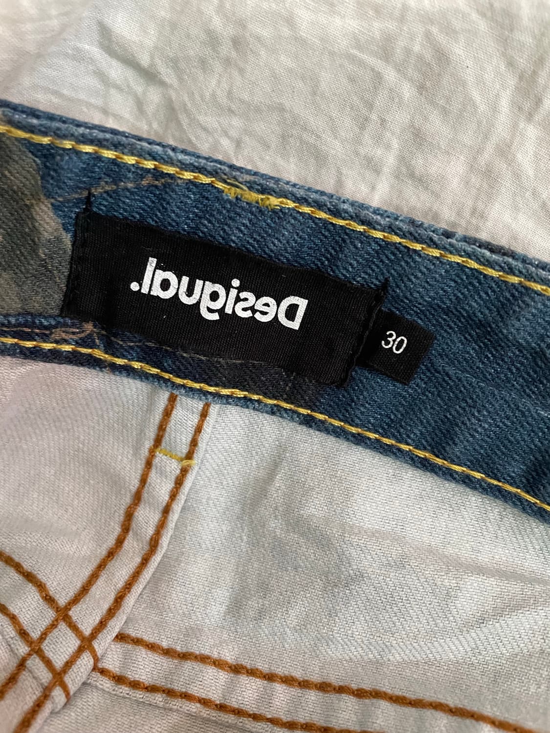 Desigual patchwork camouflage denim pant 상품이미지5