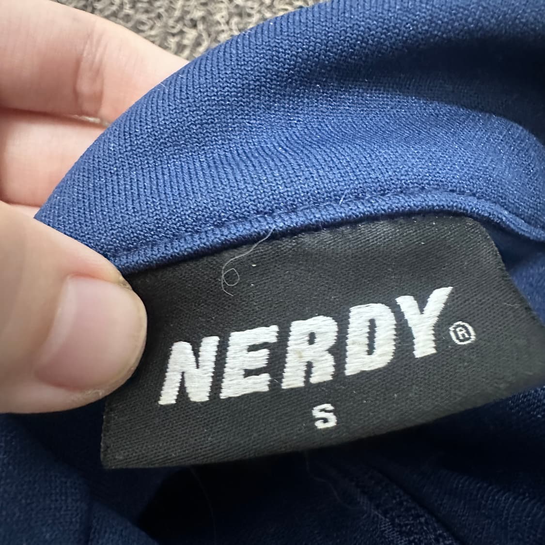 널디 NERDY 트랙탑 집업 져지 네이비 S 상품이미지5