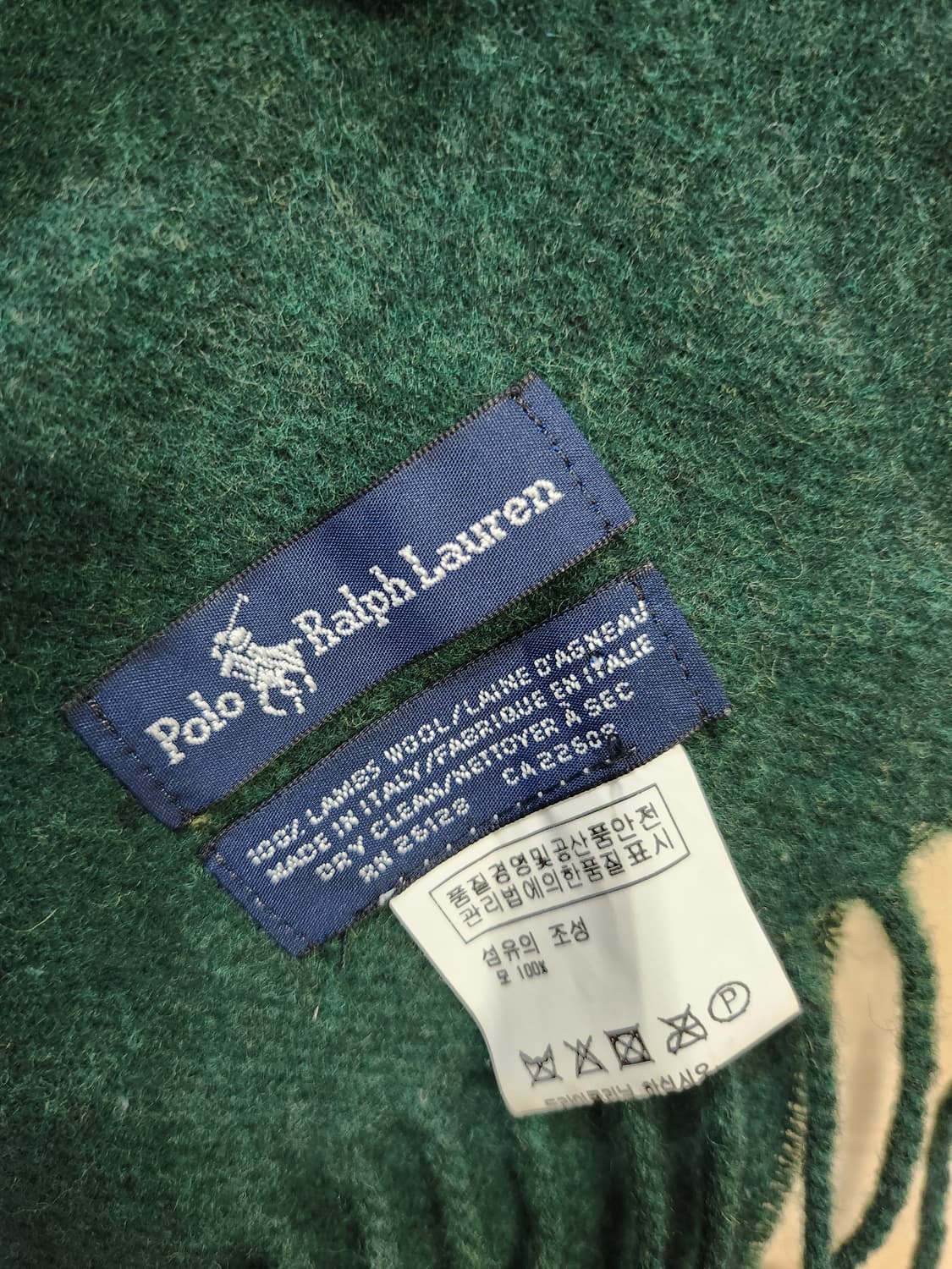 폴로 랄프로렌 울100 머플러 상품이미지4