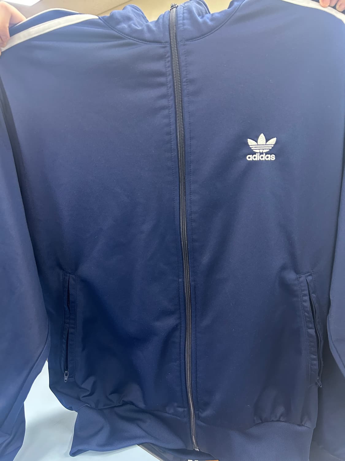 아디다스 파이어버드 트랙탑 져지 네이비 L 상품이미지1