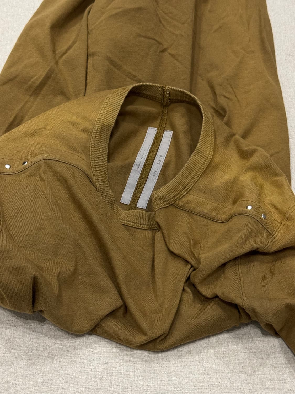 릭오웬스 19ss 제이드 리벳 티셔츠 상품이미지5