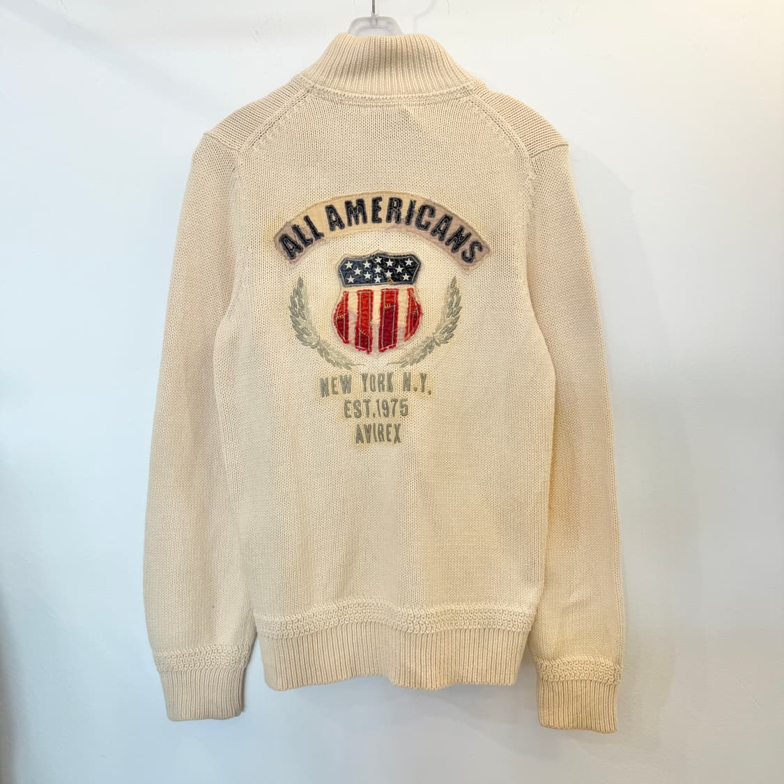 아비렉스 아이보리 집업 상품이미지5