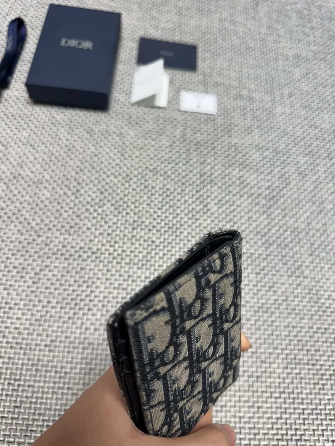 디올 오블리크 카드지갑 오거나이저 상품이미지7