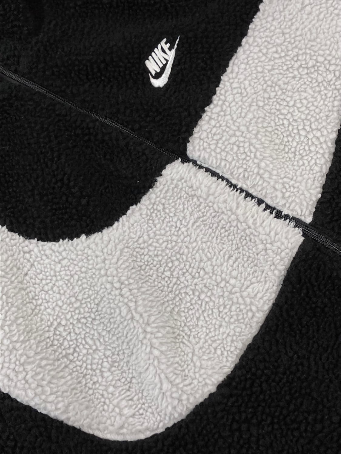 나이키 리버시블 후리스 점퍼 블랙 M  #csz3709 상품이미지7