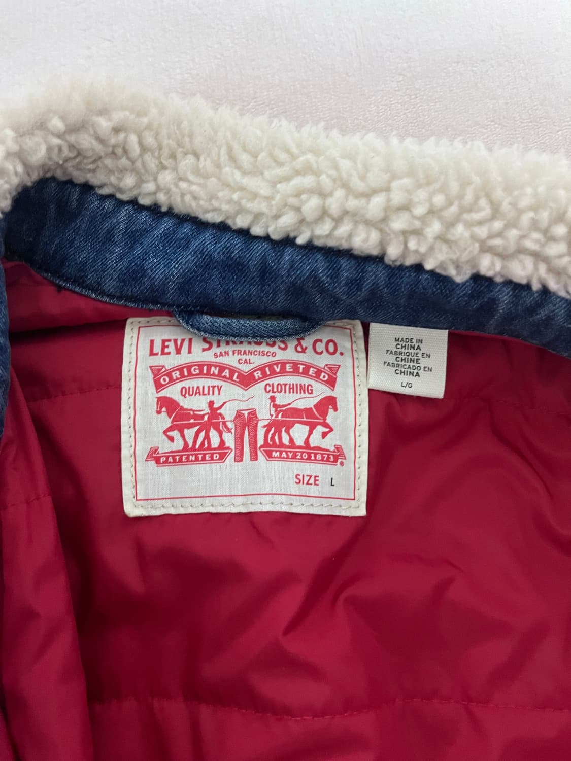 Levi’s pedded denim jacket 상품이미지2