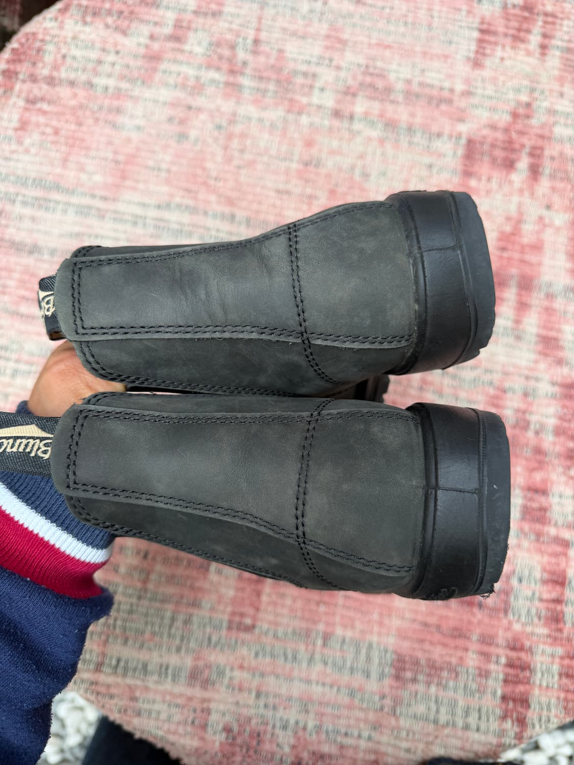 Blundstone 587 블론드스톤 러스크 블랙 스웨이드 누벅부츠 상품이미지5