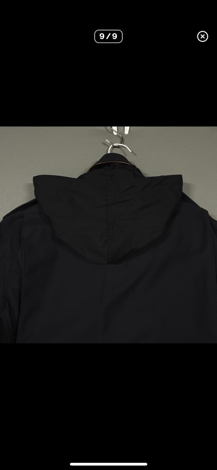 L (100) 알파인더스트리 금장 지퍼 M-65 필드 자켓 블랙 Mens 상품이미지9
