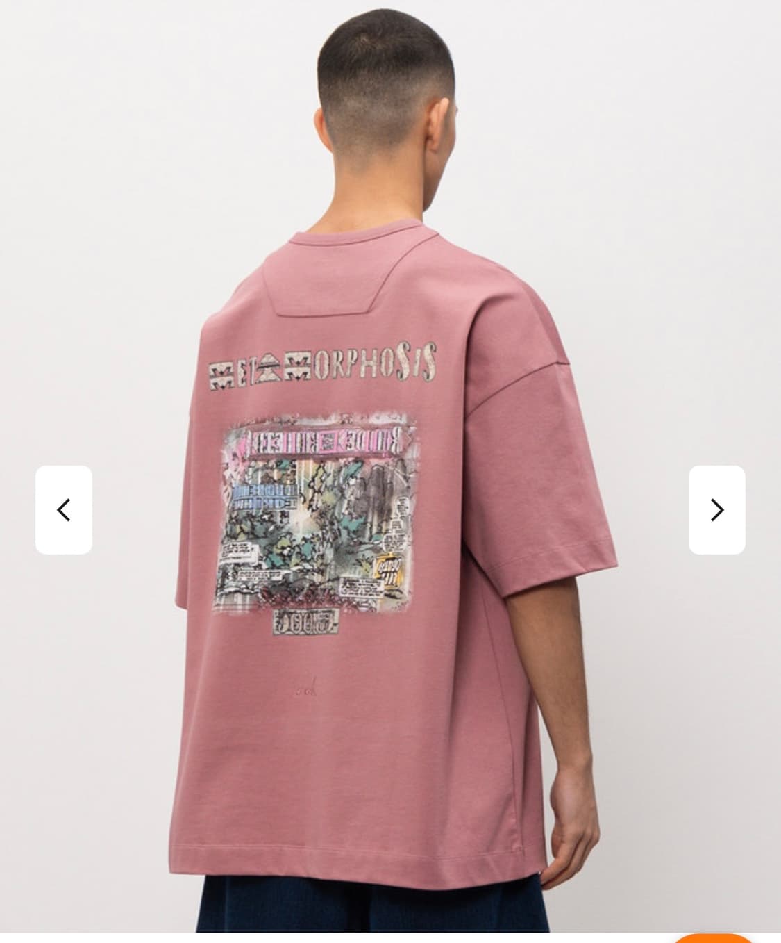 (26ss새상품)준지 핑크 오버핏 반팔 (5장일괄 구매시 이상품 드립니다 상품이미지6