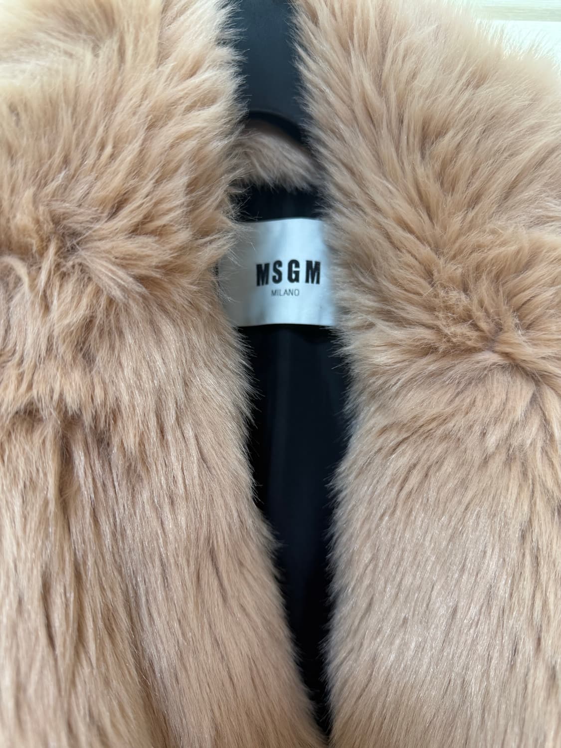 msgm 빅카라 퍼 자켓 상품이미지2