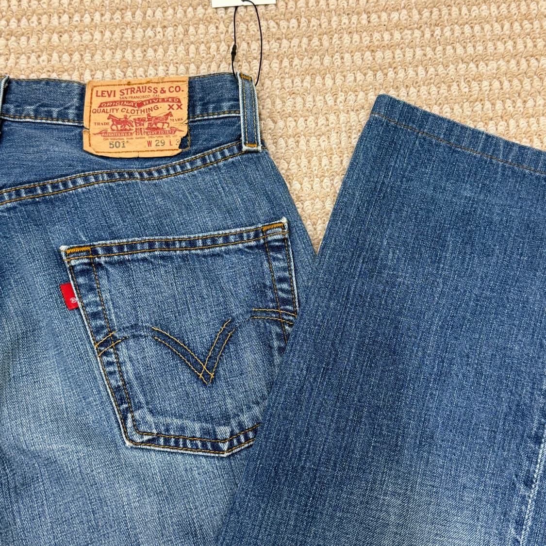 리바이스 501 데님 팬츠 청바지 (4) 상품이미지8