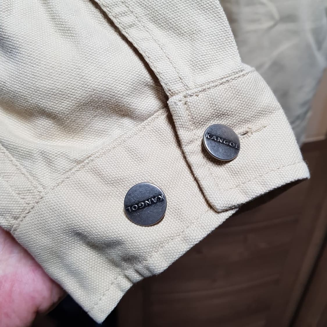 XL / 캉골 / 면데님 트러커자켓/베이지/와란/  상품이미지6