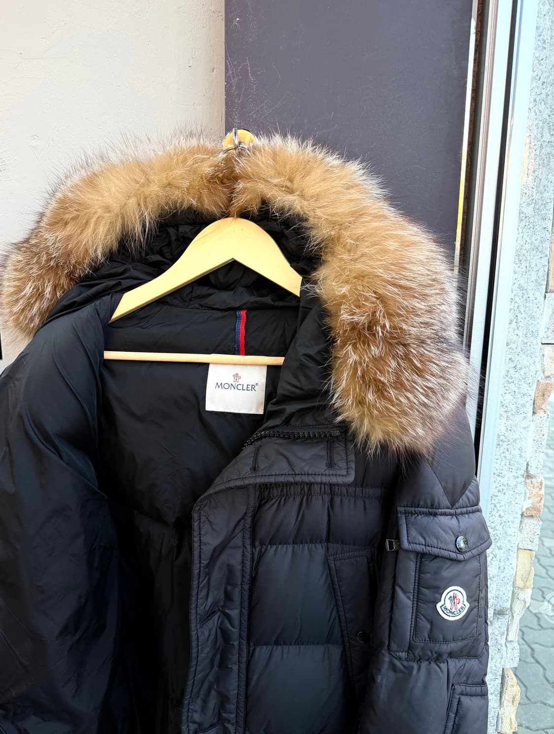 100~105/ 몽클레어 아프톤 퍼 구스다운 롱패딩 상품이미지7