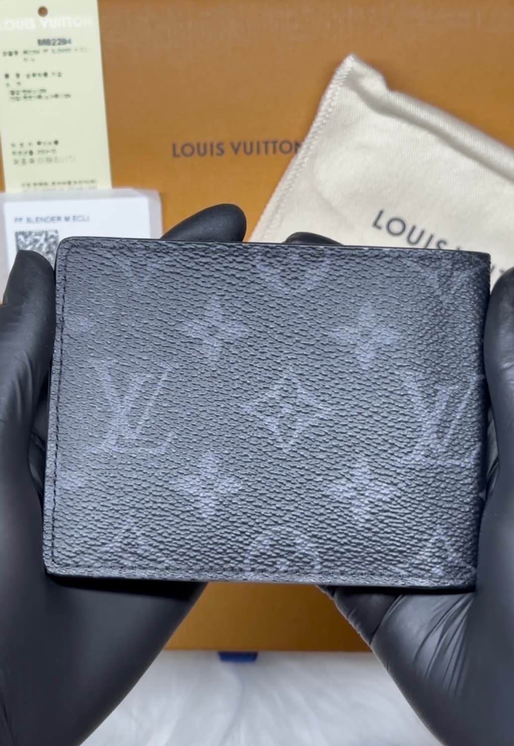 루이비통 슬렌더 월릿 모노그램 이클립스 상품이미지4