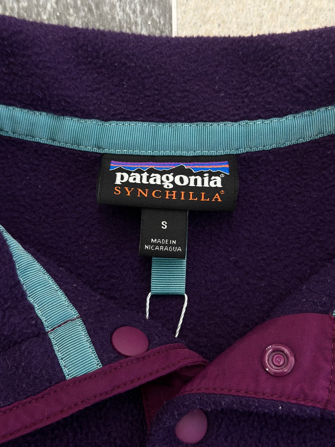 파타고니아 신칠라 퍼플 스냅 플리스  상품이미지8