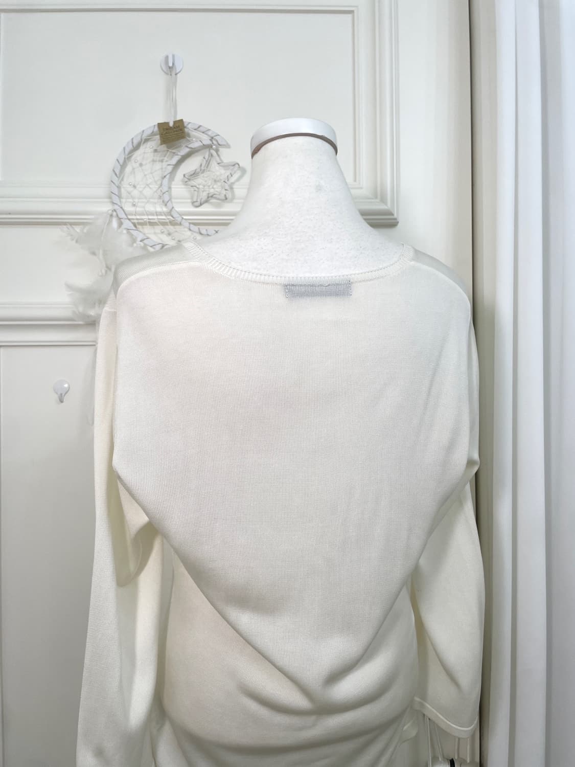 white basic fit cardigan(size-L) 상품이미지4