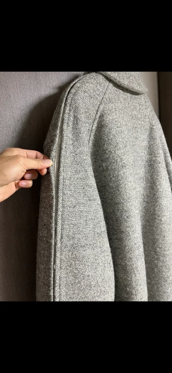 디올 남성 그레이 오버핏코트 상품이미지3