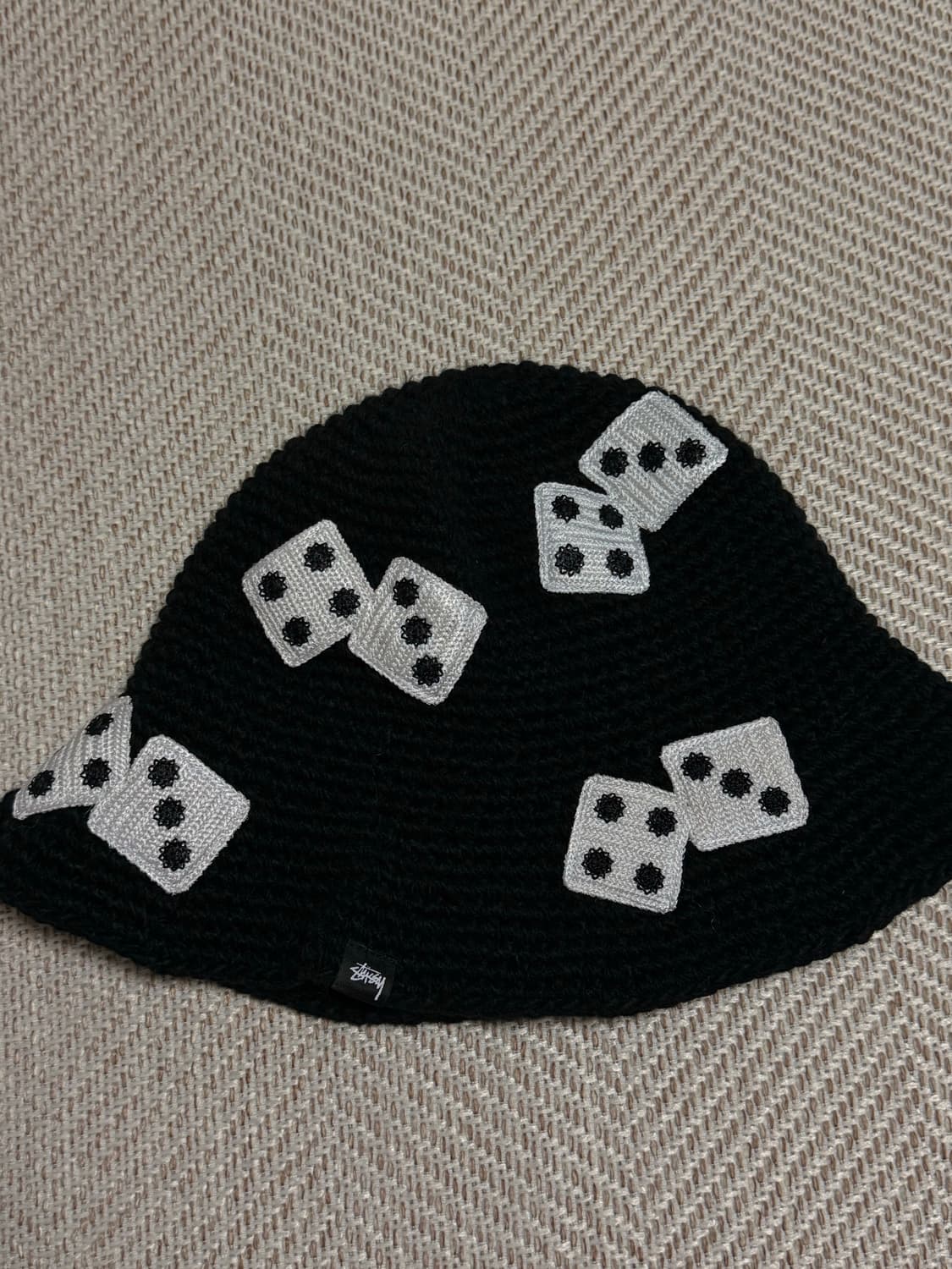 스투시 다이스 니트 버킷햇 상품이미지2