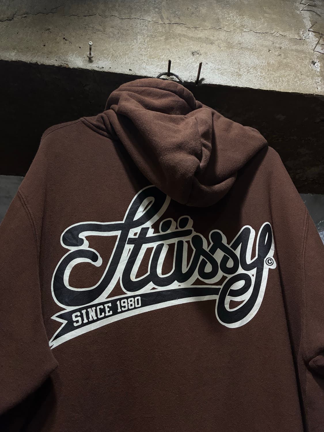 00s stussy 스투시 프린팅 후드집업 상품이미지1