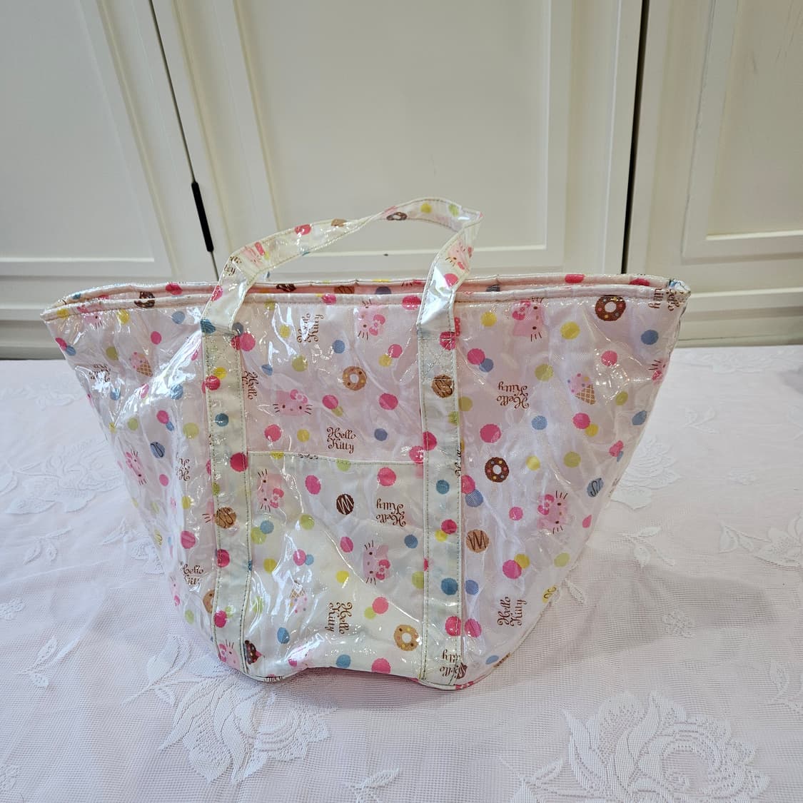 헬로키티 도트 토트백 상품이미지1