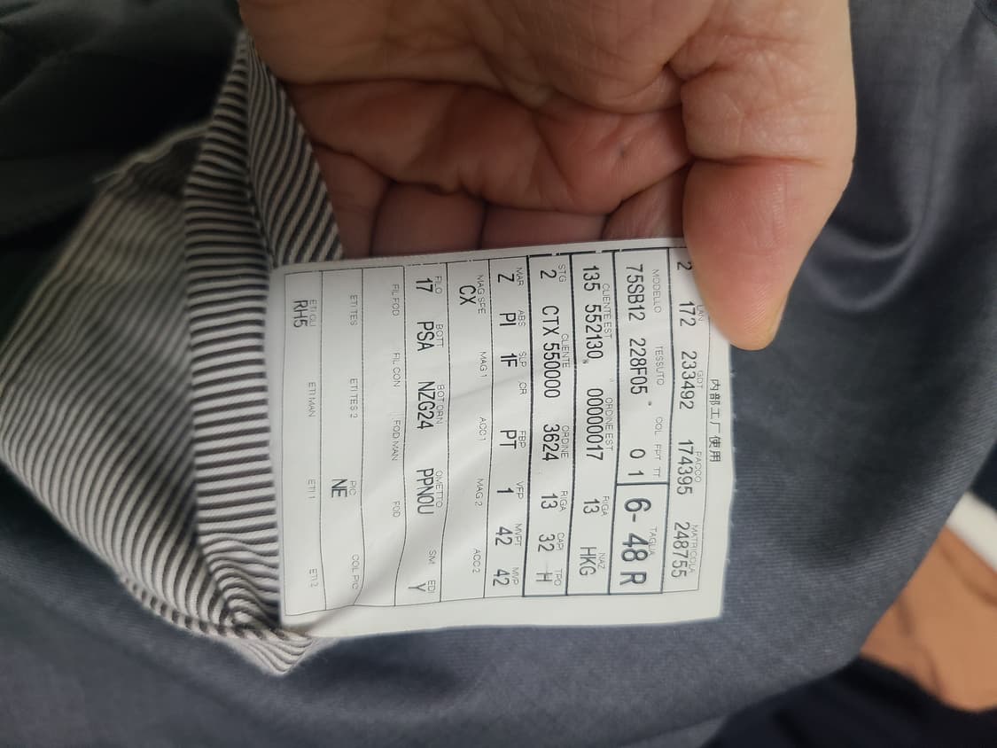 에르메네질도 제냐 그레이 슬랙스 바지 상품이미지8