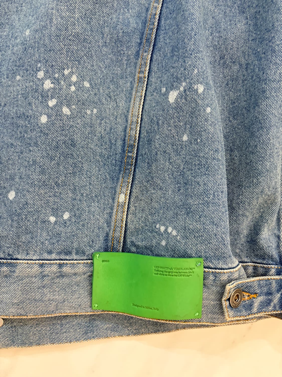 Off white 데님자켓 상품이미지4