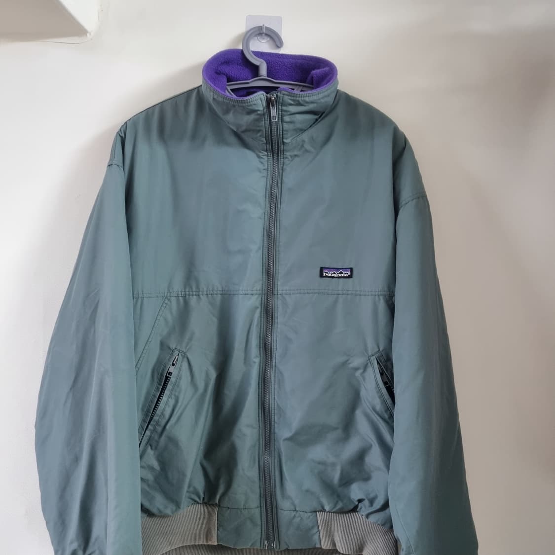 파타고니아 쉘 신칠라 봄버 세이지그린 퍼플  L 상품이미지4