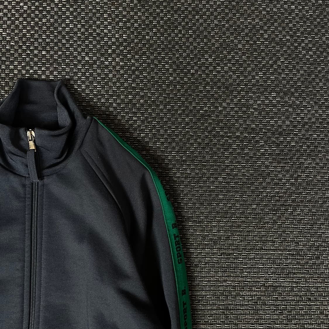 JPN 그레이 그린 트랙탑 져지 M 상품이미지3