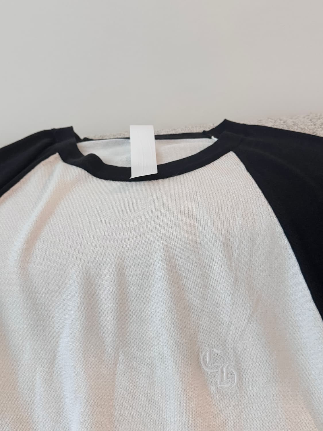 크롬하츠 세메터리 크로스 레더 패치 나그랑 롱슬리브 상품이미지3