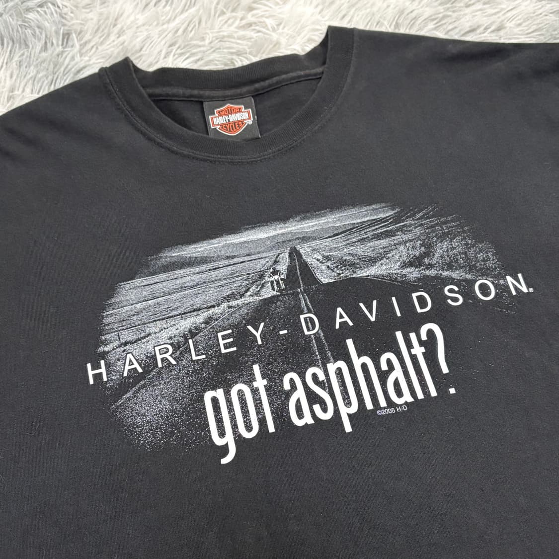 빈티지 할리데이비슨 “Got Asphalt?” 티셔츠 상품이미지4