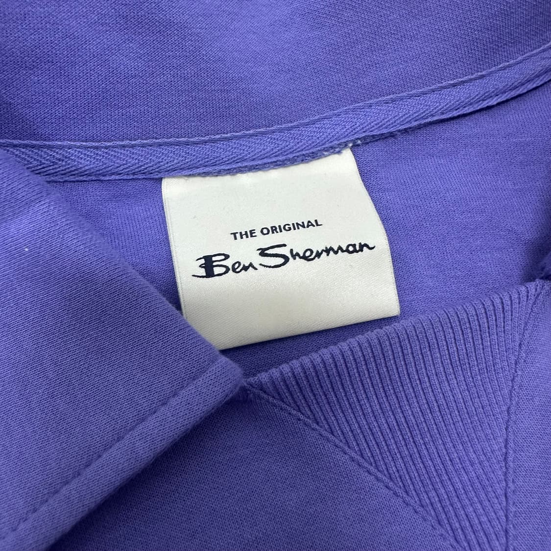 벤셔먼 여성 카라넥 맨투맨 퍼플 90(S) 상품이미지4