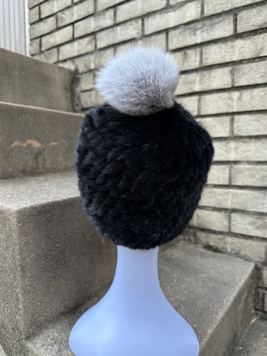 Fur knit cap 상품이미지5