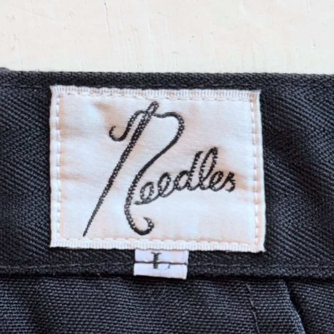 니들스 와이드 스트레이트 블랙 트라우저 상품이미지9