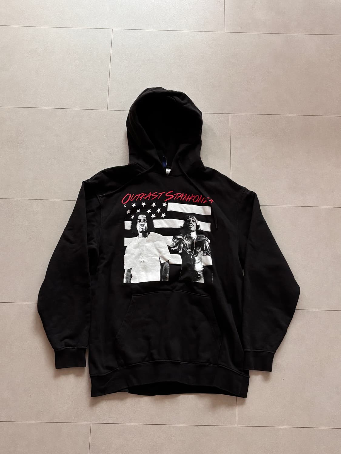 OutKast 프린팅 후드티 H&M 빈티지st 상품이미지1