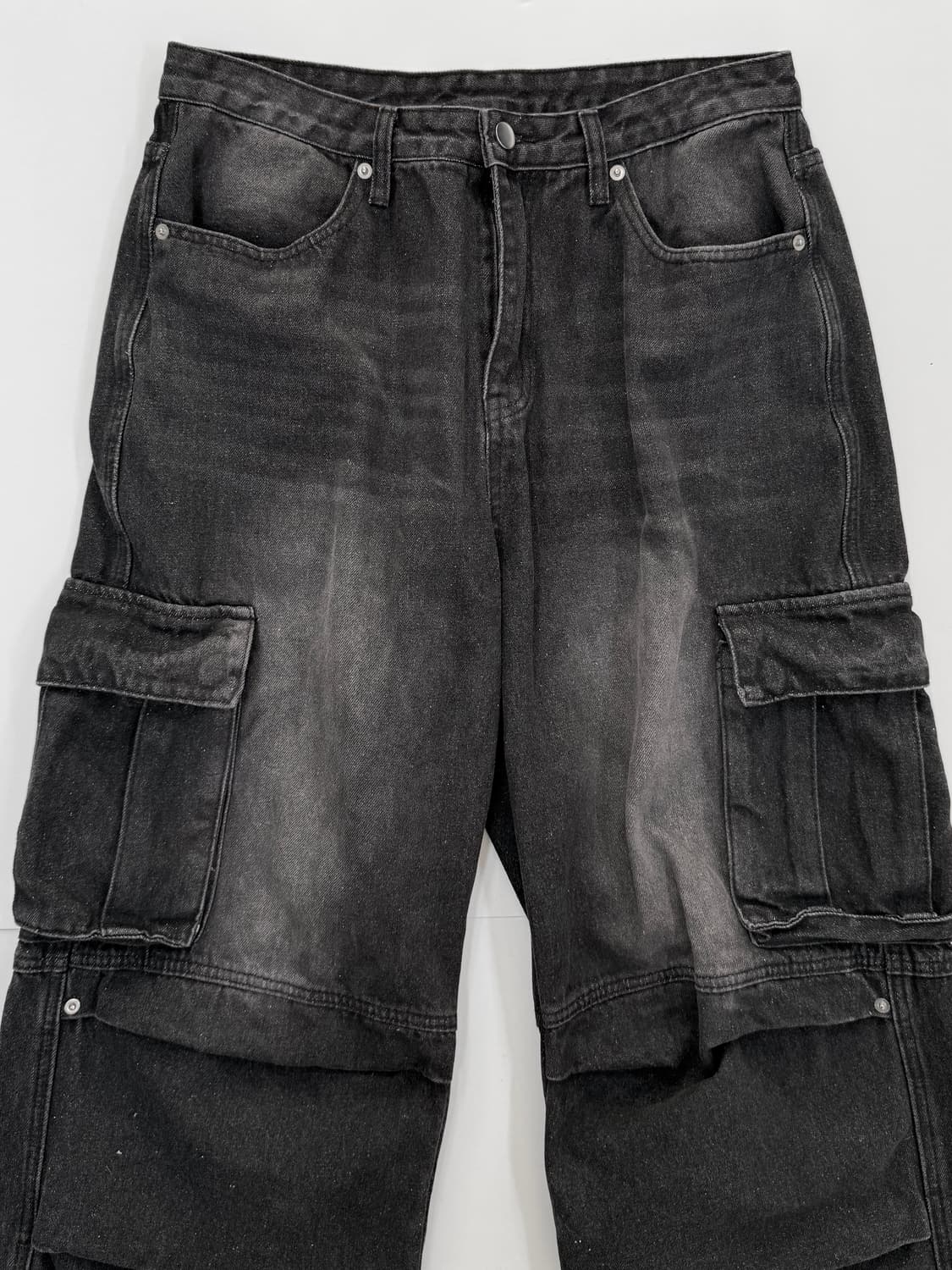 트릴리온 워싱 블랙데님 팬츠 상품이미지4