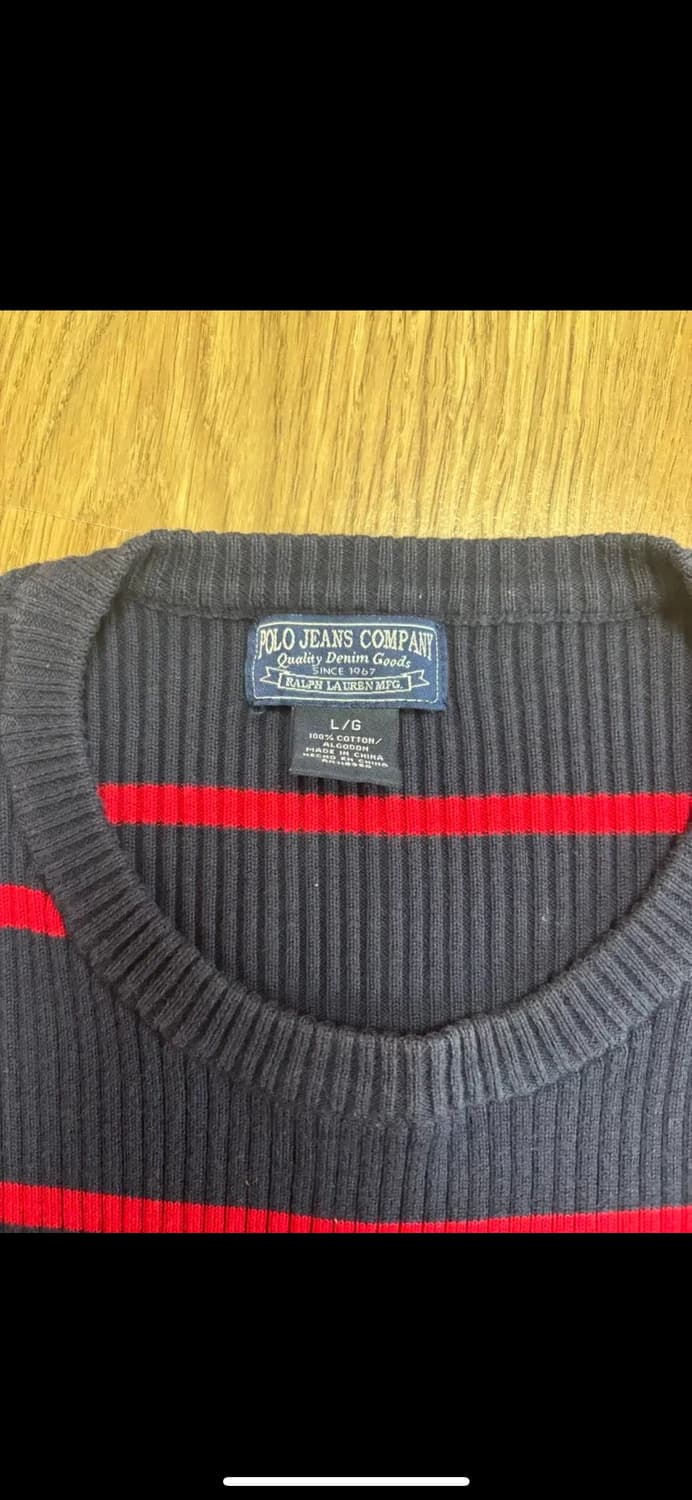 폴로 단가라 니트 상품이미지3