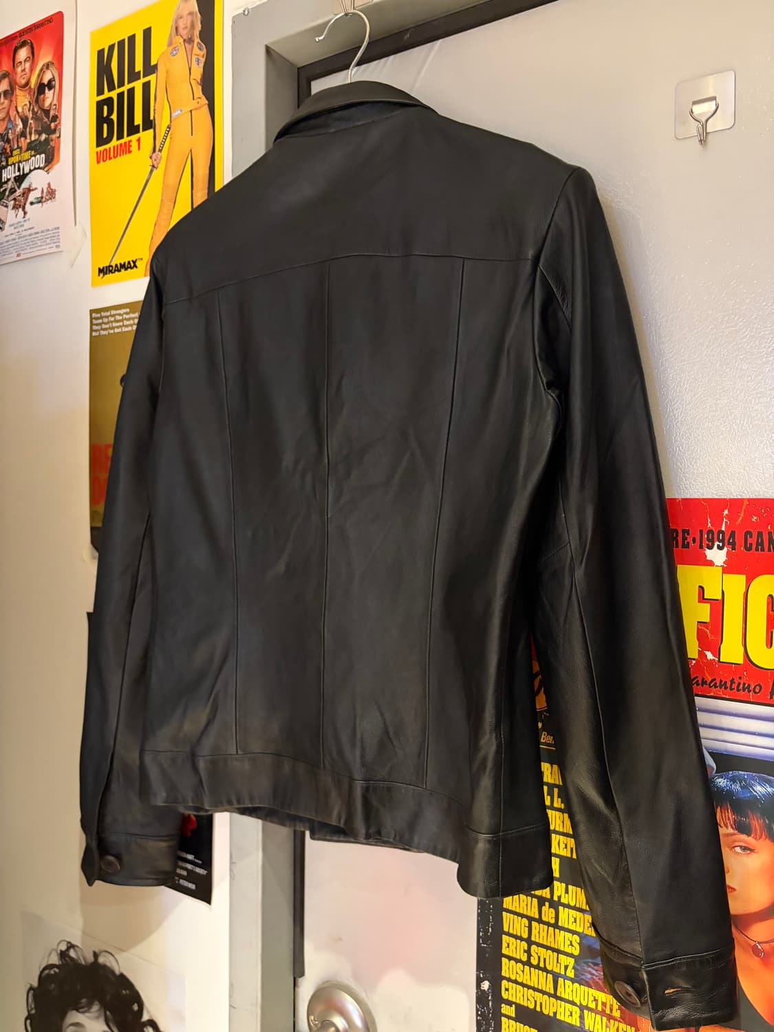 어시메트릭 원 포켓 양가죽레더자켓 상품이미지4