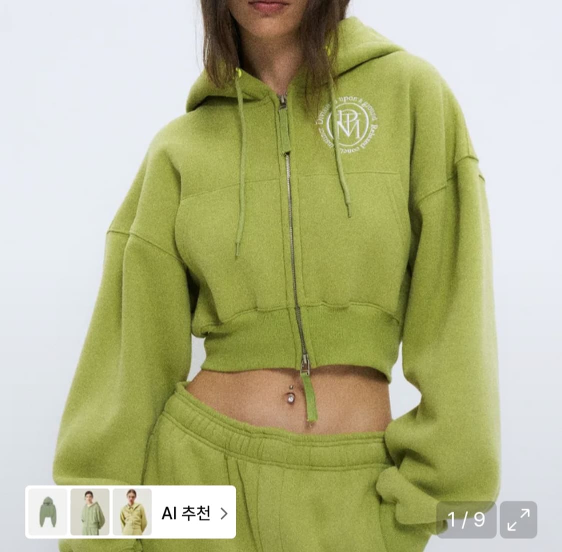 3벌가격 파르티멘토우먼 트레이닝복 세트 후드집업 상품이미지5