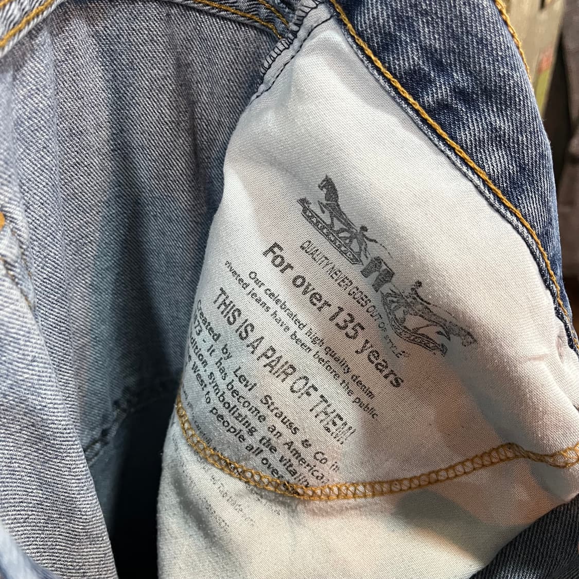 리바이스 550 데님 팬츠 2 상품이미지4