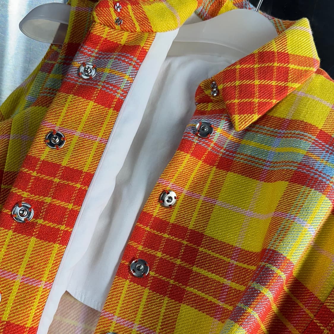 DELPOZO 체크 셔츠 원피스 상품이미지5